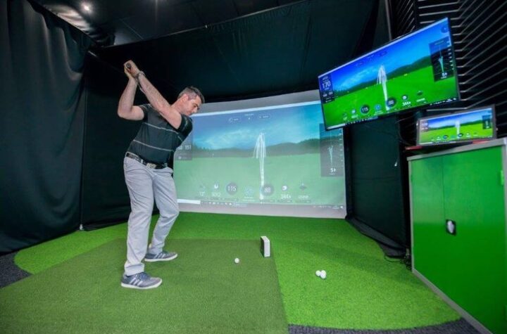 Golf simulators allow you to work in your swing everytime you need